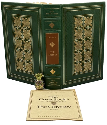 Franklin Library The Odyssey Collectors LIMITED Edition ILLUSTRATED FULL LEATHER - Image 1 of 4