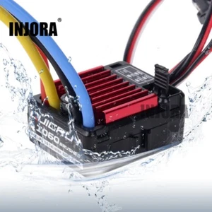 1060 60A Waterproof Brushed ESC Speed Controller & 6V/3A BEC for 1:10 RC Car - Picture 1 of 10