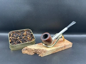Estate Pipe: Aluminium Ronson - Straight Billiard - Picture 1 of 6