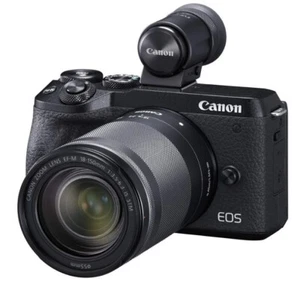 Canon Mirrorless SLR Camera EOS M6 Mark II EF-M18-150 IS STM Lens EVF Kit Black - Picture 1 of 1