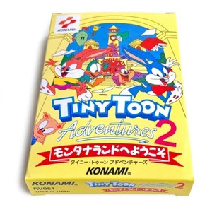 TINY TOON ADVENTURES 2 Montana Land - Empty box replacement spare case Famicom - Picture 1 of 6