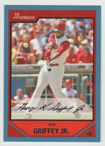 KEN GRIFFEY JR. Reds 2007 Bowman Baseball BLUE Parallel #85 SP #480/500 HOF - Picture 1 of 2