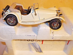 FRANKLIN MINT USA 1/24 Jaguar SS 100 1938 ANGLAISE trés belle état avec boite - Foto 1 di 8