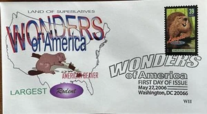 WII Colorprint 4064 Wonders of America American Beaver, größtes Nagetier - Bild 1 von 1