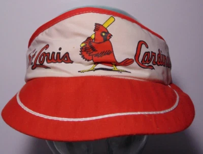 De colección 1980 Cardenales de San Luis Sombrero Visera MLB Béisbol Visera Sombrero Hecho en EE. UU. Foto 1 de 4