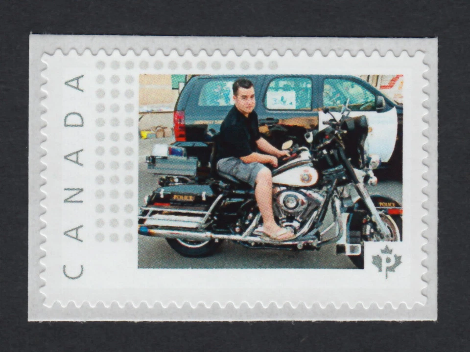 POLICE MOTORCYCLE-2 = Picture Postage stamp MNH Canada 2015 [p15/9sn3] - Image 1 of 1