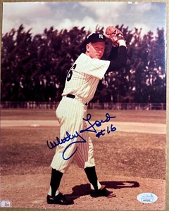 Whitey Ford Signed Autographed Photo. Inscribed #16. JSA - Picture 1 of 4