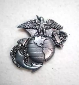Belt Buckle US Marine Corp Insignia Cast Metal by RainTree 3.5" - NEW - Picture 1 of 5