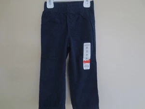 NEW Boy Toddler 2T JUMPING BEANS Lightweight Cord Navy Blue Cotton Pants - Picture 1 of 2