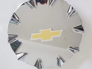 NEW Chrome Front Center Cap with Gold Bowtie for Factory OEM SSR Wheels - Picture 1 of 1