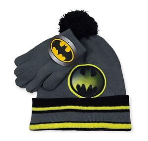 Boys Batman Beanie & Gloves