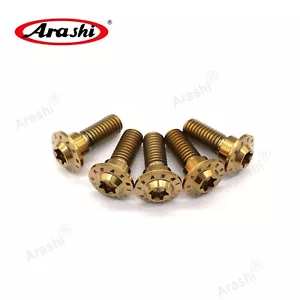 Rotores de freno pernos de montaje titanio cónico tornillo Torx para Kawasaki Yamaha GD - Imagen 1 de 14