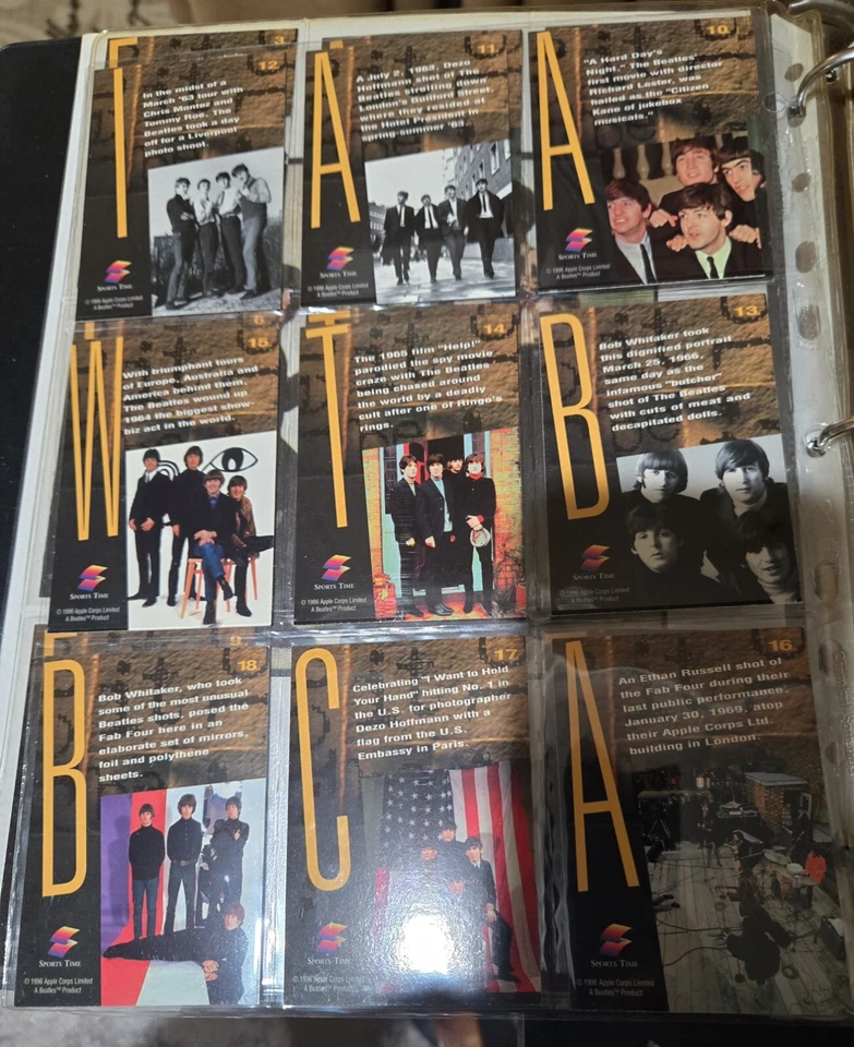 1996 Apple Corp The Beatles Signature Series Redemption Cards (not complete) - Image 1 of 4