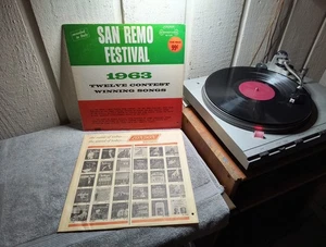 SAN REMO Festival 1963 - Twelve Contest Winning Songs, TW 91297 London (Tested  - Foto 1 di 11