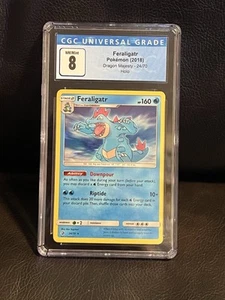 Pokemon CARD DRAGON MAJESTY Feraligatr  24/70 CGC GRADED 8 NM - Picture 1 of 7