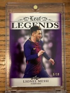 ๐ฅ Leaf Legends Lionel Messi Card /10 ๐ฅ - Picture 1 of 2