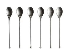 Tea Modern Iced Teaspoon Cocktail, 6 Piece Set, gloss - Picture 1 of 3