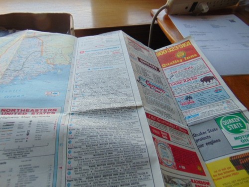 1976 Amoco Truck Stop map of U.S.A.- 23