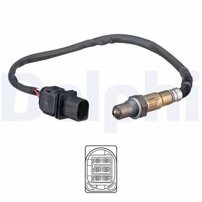 Delphi Lambda Sensor ES21067-12B1 for BMW 5 Series F11 2009 to 02/2017 - Image 1 of 4