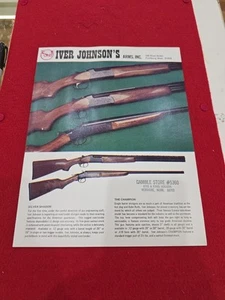 Folleto Catálogo Armas de Fuego Armas de Colección Armas de Iver Johnson - Imagen 1 de 3