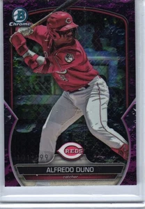 Bowman Draft 2023 - cromo Alfredo Duno #BDC-99 refractor púrpura/250 (RC) - Imagen 1 de 2