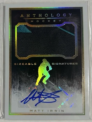2015-16 Panini Anthology Sizeable Signatures Jersey Prime /99 Matt Irwin Auto - Image 1 of 2