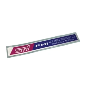 SUBARU IMPREZA STRUT BAR STI FHI OEM REPLACEMENT DECAL STICKER JAPAN MATERIAL - Imagen 1 de 3