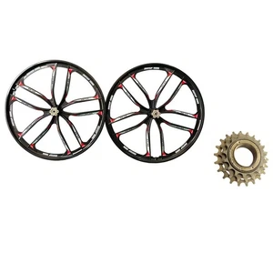 26" Bicycle 10 Spokes Mag Wheel Set 100*135mm & 3 Speed Freewheel Beach Cruiser - Picture 1 of 14