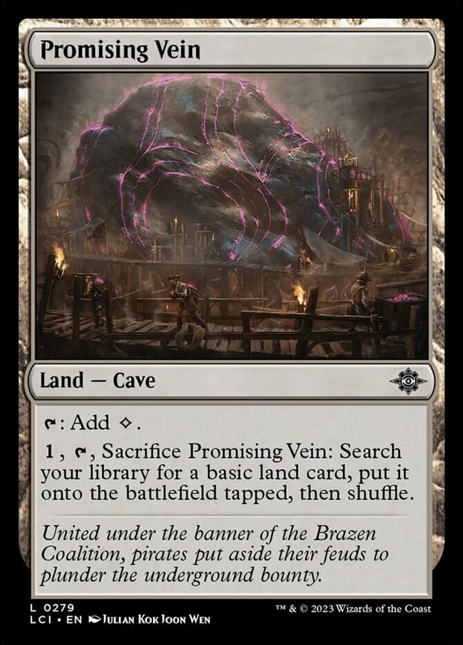 x1 Promising Vein - Lost Caverns of Ixalan - NM - MTG - Image 1 of 1