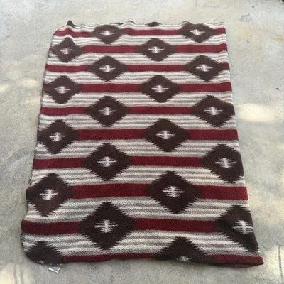 Vintage *WOOLRICH* Multi-Colored Southwestern Throw Blanket Aztec Double-Sided - Image 1 of 4