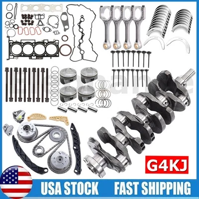 G4KJ Engine Rebuild Overhaul Kit For Hyundai Sonata Kia Rondo Optima 2.4L Engine - Image 1 of 4