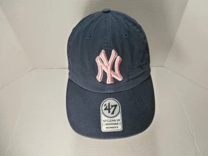 47 New York Yankees Damenhut blau Strapback bestickt EUC OSFM verstellbar - Bild 1 von 8