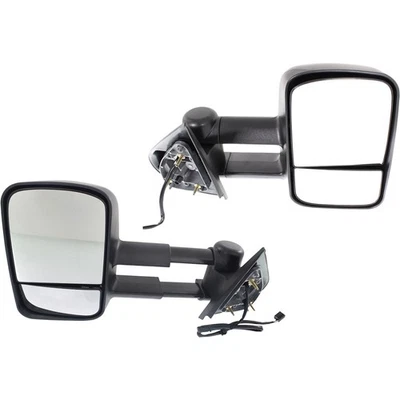 Juego de 2 espejos retrovisores de remolque con calefacción del lado del conductor y del pasajero para Chevy Yukon par Foto 1 de 4