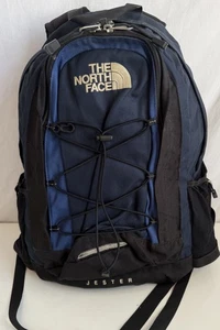 Vintage The North Face Jester Hiking School Backpack Blue Adjustable Straps - Picture 1 of 9