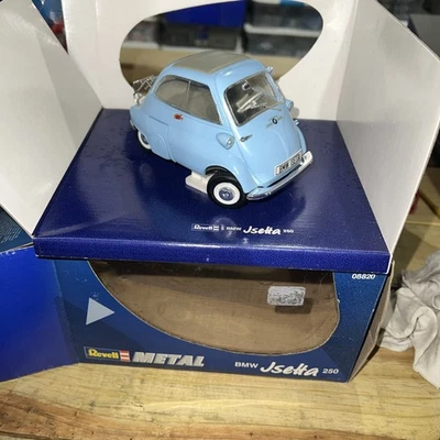 Revell METAL BMW Jsetta 250 #08820  1:18 Scale Die-Cast Light Blue - Image 1 of 4