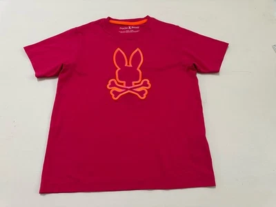 NWOT Psycho Bunny Pima Cotton Short Sleeve Pink T Shirt Boys Size L 14-16 - Image 1 of 4