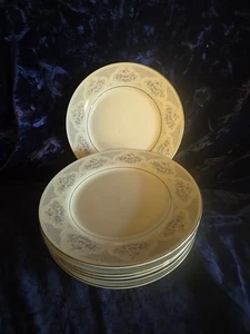 Juego de 6 platos de postre Silverie Fine China Sapphire - Imagen 1 de 5