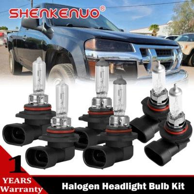 For Isuzu i-290 i-370 2007-2008 3400K Halogen Headlight Hight Low Beam Fog Bulbs - Image 1 of 4