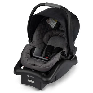Safety 1ˢᵗ® onBoard™ Insta-Latch™ DLX Infant Baby Car Seat with Base, Black - Picture 1 of 16