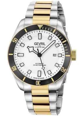 Gevril Men's 48615B Yorkville Swiss Automatic SW200 Exhibition Case Back Watch - Image 1 of 4