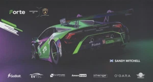 2024 Sandy Mitchell Forte Racing Lamborghini Huracán GTD IMSA Heldenkarte - Bild 1 von 2