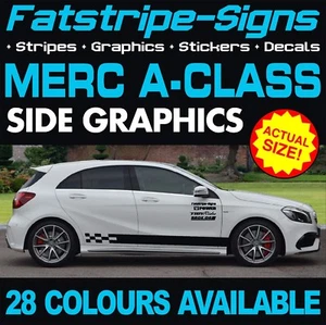 to fit MERCEDES A CLASS GRAPHICS DECALS STICKERS STRIPES CAR A45 AMG 1.6 2.0 D - Picture 1 of 2