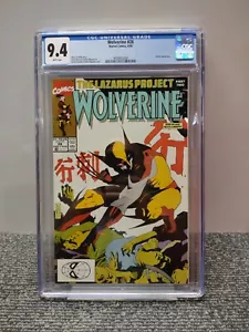 Wolverine #28 (1990) CGC 9.4 WP' LAZARUS...PARTE..DUE..App Karma! Copertina Mignola - Foto 1 di 7