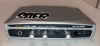 M-AUDIO Mobile-Pre USB Preamp 2 Channel Audio Interface USED - Image 1 of 4