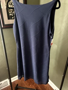 Women's Alyn Paige Navy Blue Sleeveless Lined knee length Dress Size 11/12 - Picture 1 of 6