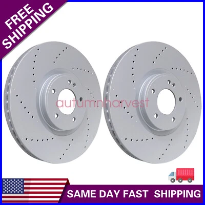 Par de rotores de discos de freno delanteros 4634210500 para Mercedes Benz G63 463 19-23 Foto 1 de 4