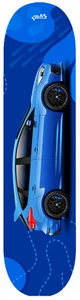 Car Art Focus RS Skateboard Deck 7-ply canadian hard rock maple turbo blue v5 - Picture 1 of 3