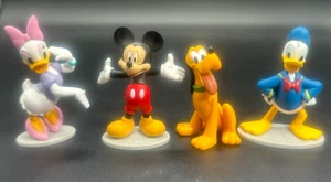 Lot of 4 Disney Mickey Mouse Clubhouse Mickey Donald Daisy Pluto Figures - Picture 1 of 6