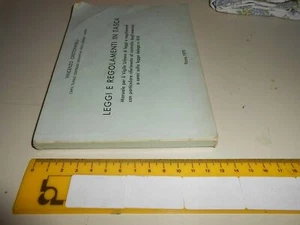 LIBRO  LEGGI E REGOLAMENTI IN TASCA - VINCENZO CRISTOFANILLI - 1979 - Picture 1 of 1