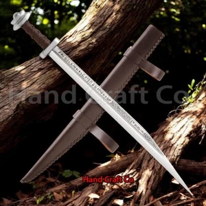 HANDGEMACHTES J2 STAHLKLINGE WIKINGER SEAX SCHWERT | NORDISCHES MITTELALTER SCHWERT - Bild 1 von 4